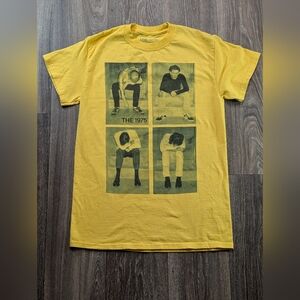 The 1975 Band T Shirt Tee Indie Synth Pop Rock Yellow/Gold Sz S